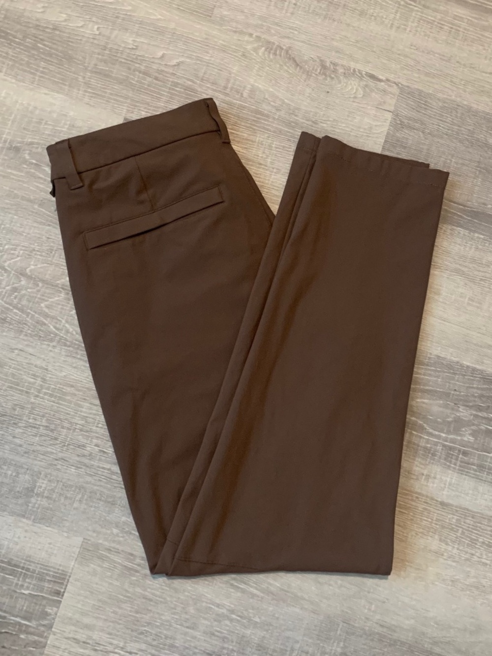 Lululemon Commission Slim-Fit ABC Pants Warpstreme™ Mocha Brown Men's 31 x 29 - Picture 3 of 7